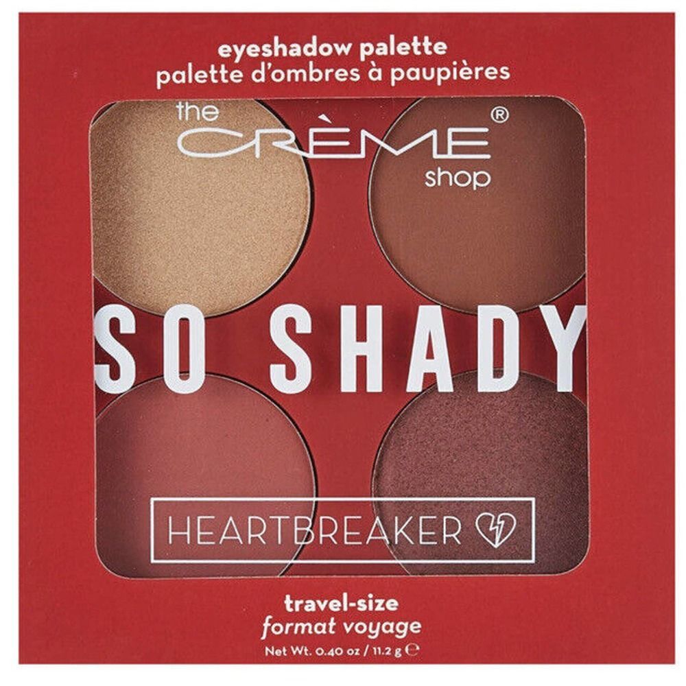 The Crème Shop -"So Shady" Eyeshadow Palette (Heartbreaker), NIB